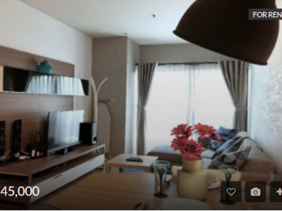 Condominium, For rent, 45,000 THB, 1 bedroom, 50 sqm