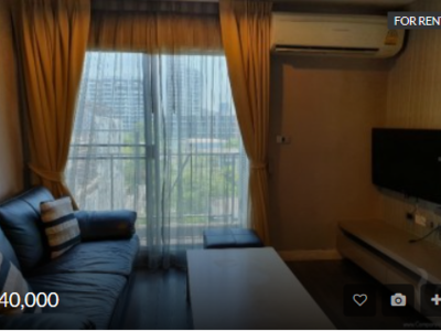 Condominium, For rent, 40,000 THB, 1 bedroom, 49 sqm